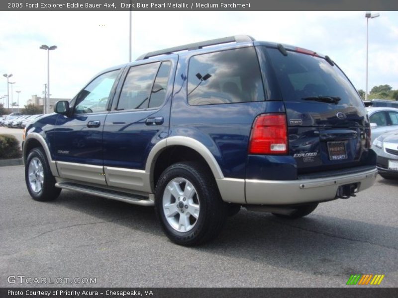 Dark Blue Pearl Metallic / Medium Parchment 2005 Ford Explorer Eddie Bauer 4x4