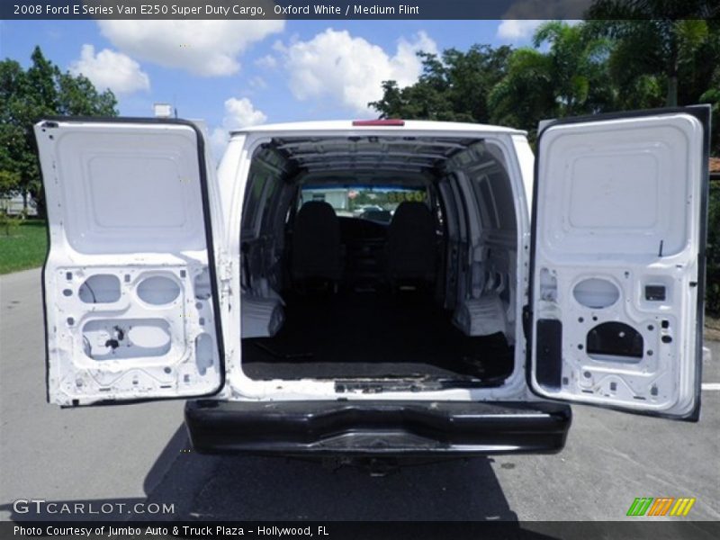 Oxford White / Medium Flint 2008 Ford E Series Van E250 Super Duty Cargo