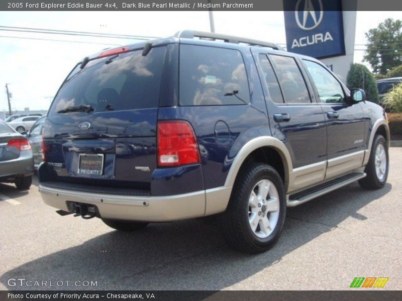 Dark Blue Pearl Metallic / Medium Parchment 2005 Ford Explorer Eddie Bauer 4x4