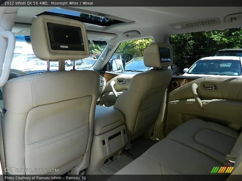 Moonlight White / Wheat 2012 Infiniti QX 56 4WD