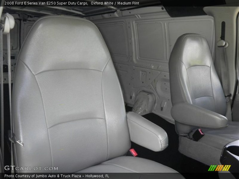 Oxford White / Medium Flint 2008 Ford E Series Van E250 Super Duty Cargo