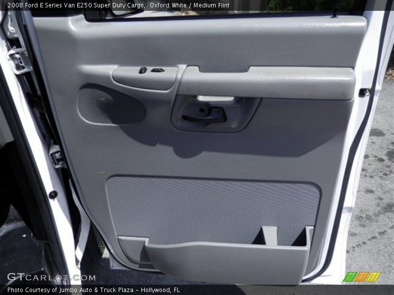 Oxford White / Medium Flint 2008 Ford E Series Van E250 Super Duty Cargo