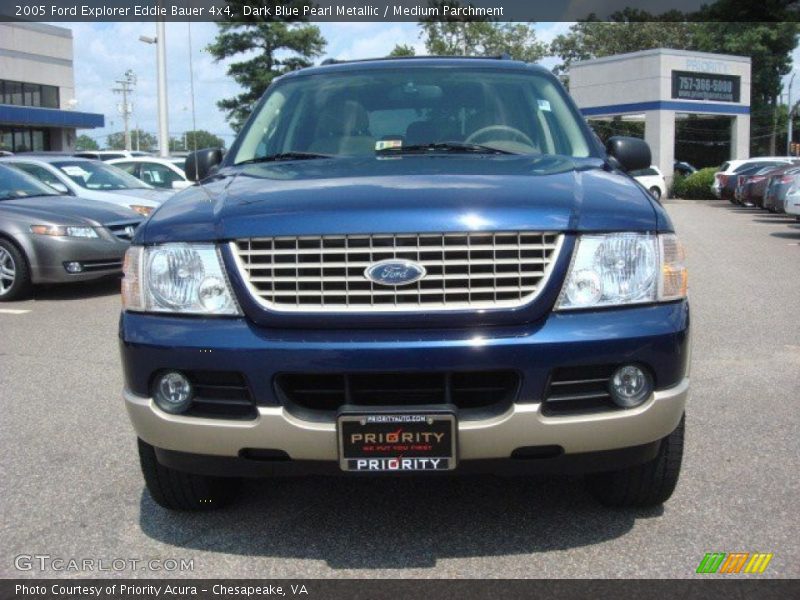 Dark Blue Pearl Metallic / Medium Parchment 2005 Ford Explorer Eddie Bauer 4x4
