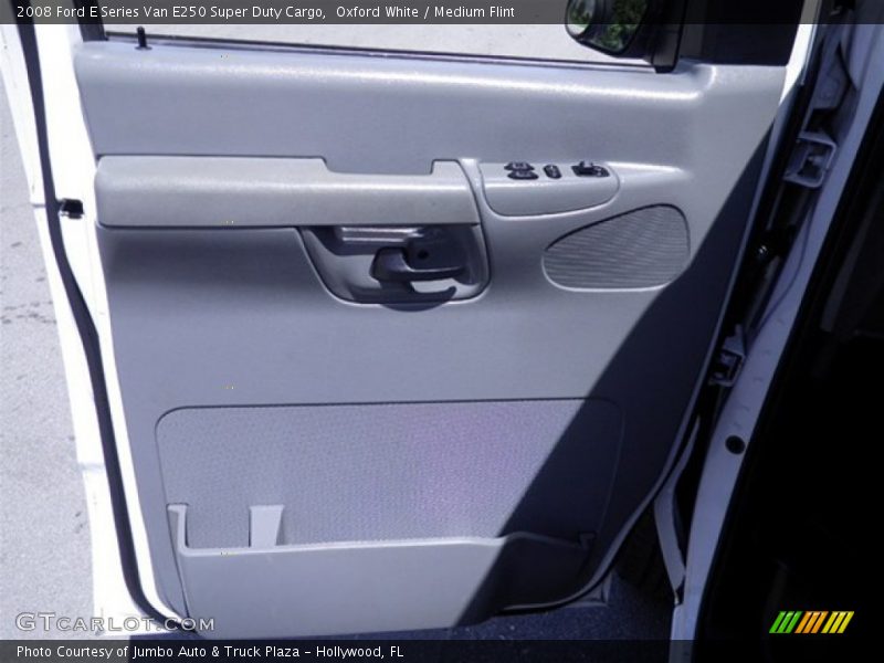 Oxford White / Medium Flint 2008 Ford E Series Van E250 Super Duty Cargo