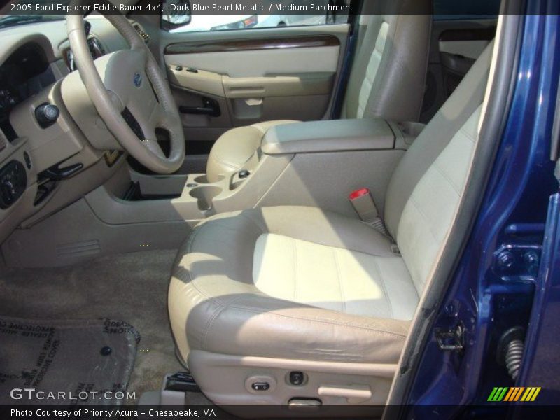 Dark Blue Pearl Metallic / Medium Parchment 2005 Ford Explorer Eddie Bauer 4x4