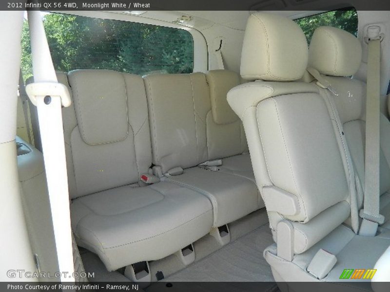 Rear Seat of 2012 QX 56 4WD