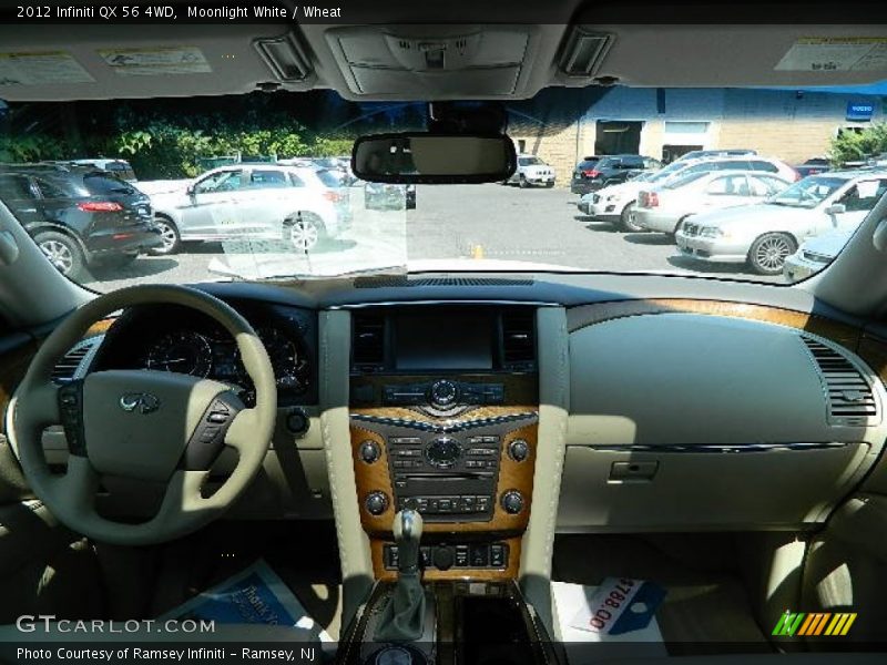 Moonlight White / Wheat 2012 Infiniti QX 56 4WD