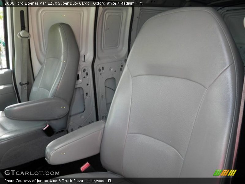 Oxford White / Medium Flint 2008 Ford E Series Van E250 Super Duty Cargo