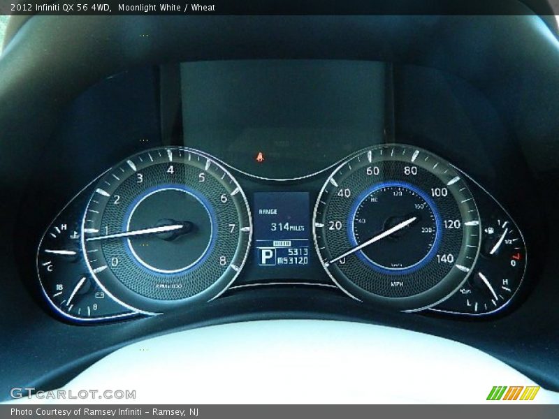  2012 QX 56 4WD 56 4WD Gauges
