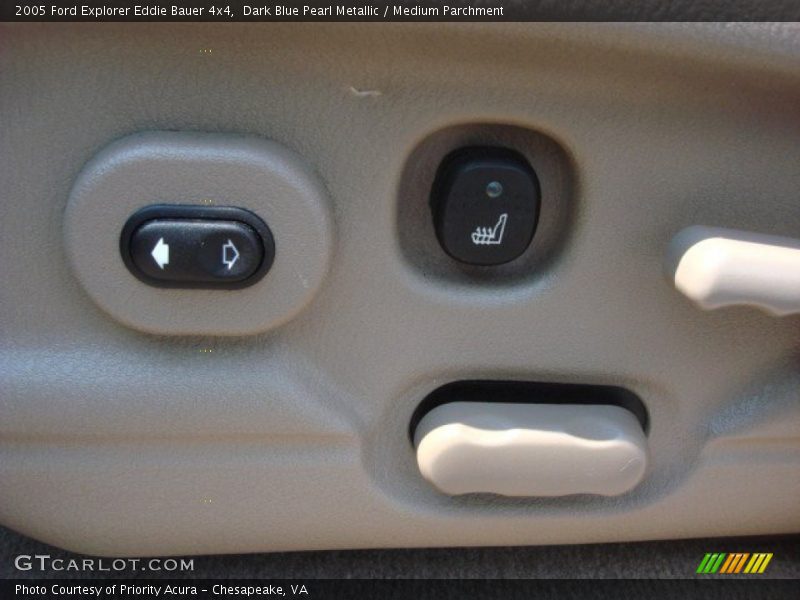 Dark Blue Pearl Metallic / Medium Parchment 2005 Ford Explorer Eddie Bauer 4x4