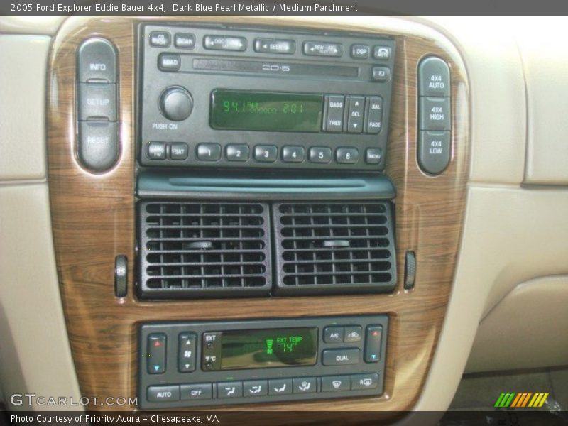 Dark Blue Pearl Metallic / Medium Parchment 2005 Ford Explorer Eddie Bauer 4x4