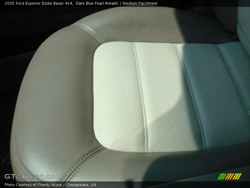 Dark Blue Pearl Metallic / Medium Parchment 2005 Ford Explorer Eddie Bauer 4x4