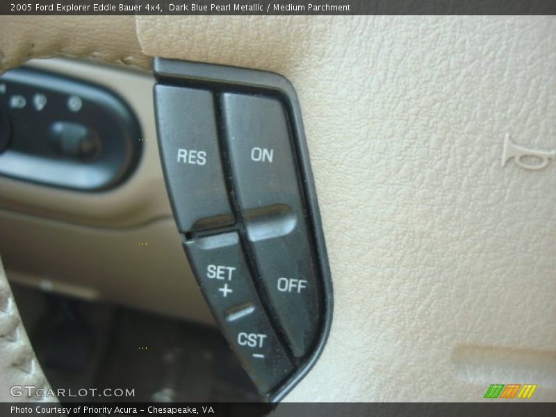 Dark Blue Pearl Metallic / Medium Parchment 2005 Ford Explorer Eddie Bauer 4x4
