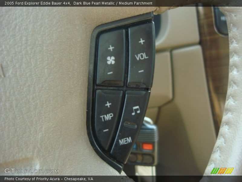 Dark Blue Pearl Metallic / Medium Parchment 2005 Ford Explorer Eddie Bauer 4x4