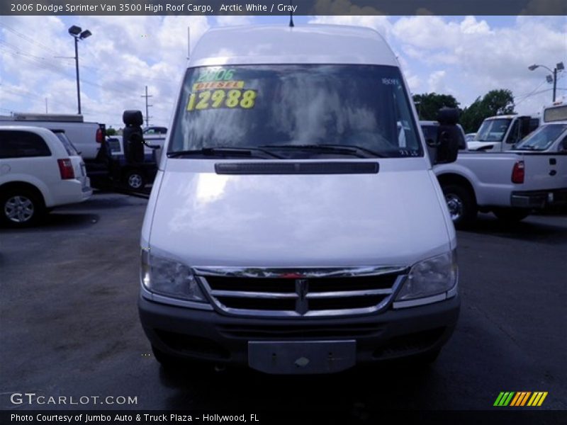 Arctic White / Gray 2006 Dodge Sprinter Van 3500 High Roof Cargo