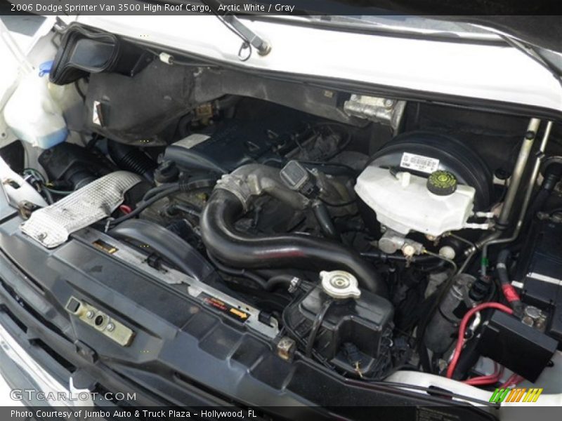 Arctic White / Gray 2006 Dodge Sprinter Van 3500 High Roof Cargo
