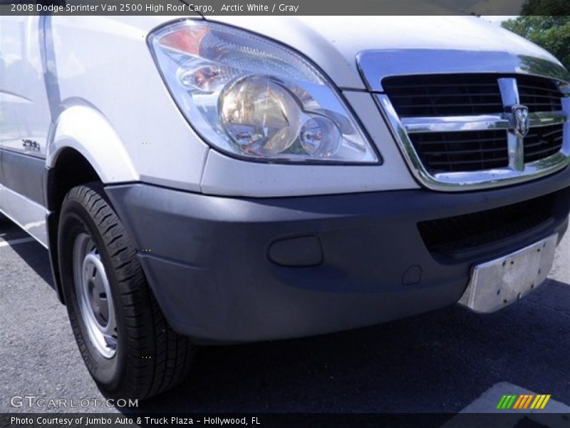 Arctic White / Gray 2008 Dodge Sprinter Van 2500 High Roof Cargo
