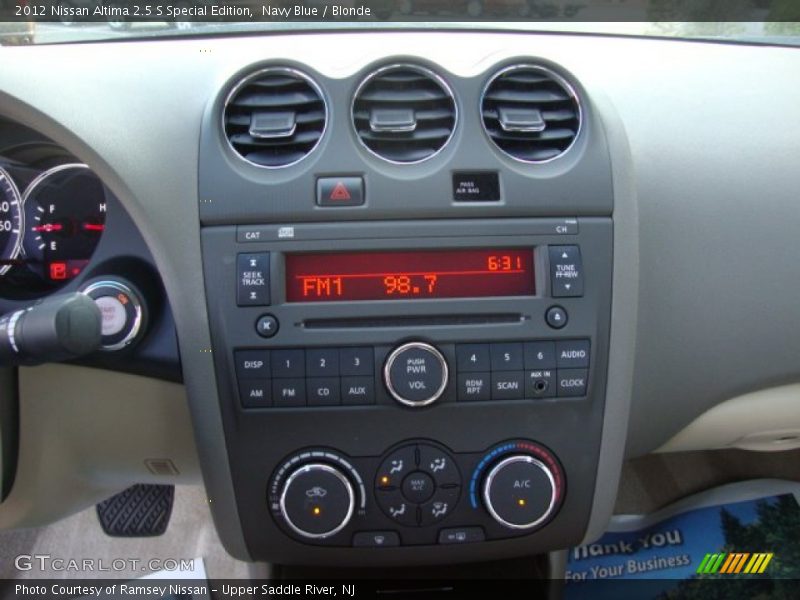 Navy Blue / Blonde 2012 Nissan Altima 2.5 S Special Edition