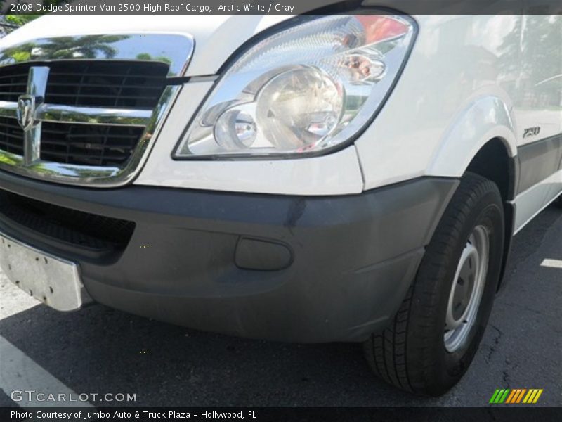 Arctic White / Gray 2008 Dodge Sprinter Van 2500 High Roof Cargo
