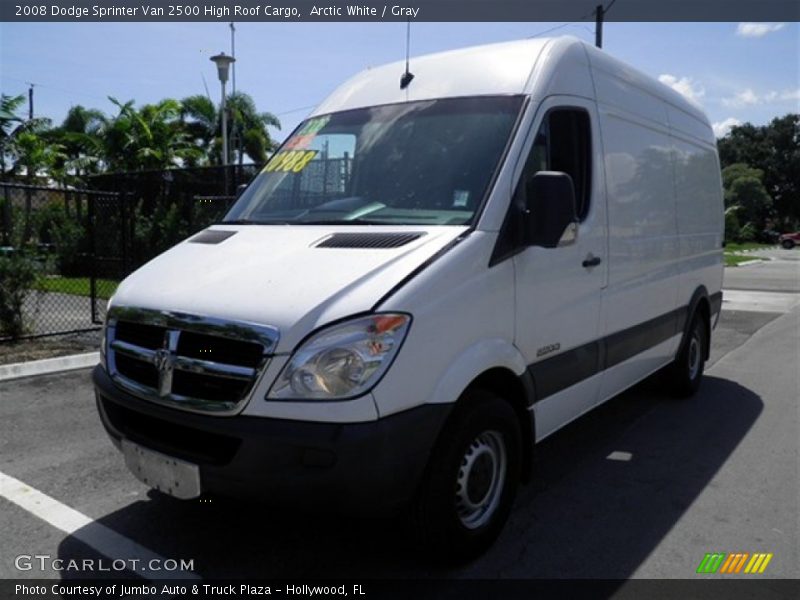 Arctic White / Gray 2008 Dodge Sprinter Van 2500 High Roof Cargo
