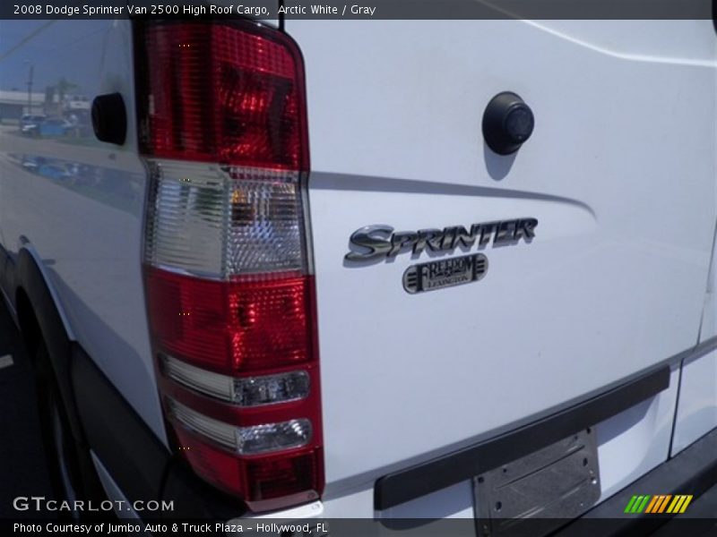 Arctic White / Gray 2008 Dodge Sprinter Van 2500 High Roof Cargo