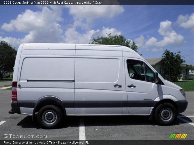 Arctic White / Gray 2008 Dodge Sprinter Van 2500 High Roof Cargo