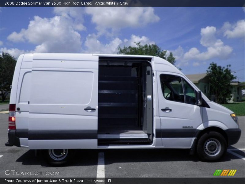 Arctic White / Gray 2008 Dodge Sprinter Van 2500 High Roof Cargo