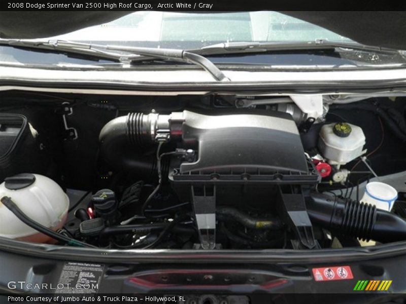 Arctic White / Gray 2008 Dodge Sprinter Van 2500 High Roof Cargo