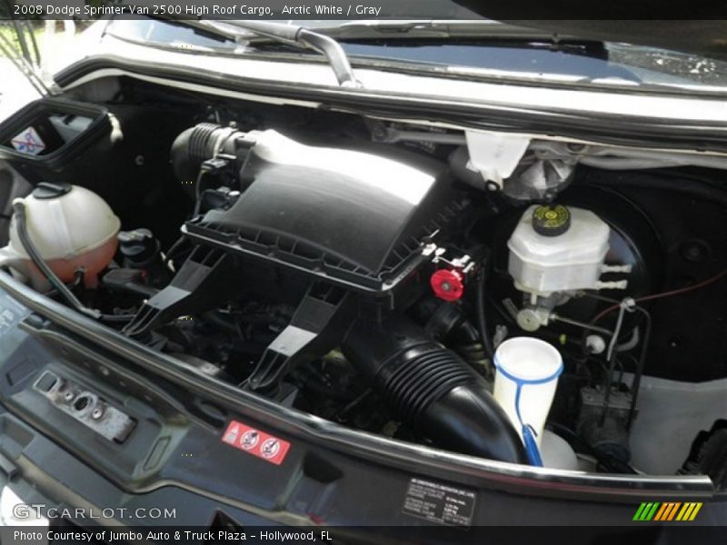 Arctic White / Gray 2008 Dodge Sprinter Van 2500 High Roof Cargo
