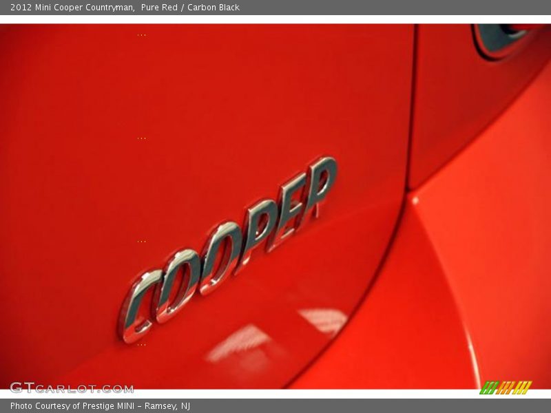 Pure Red / Carbon Black 2012 Mini Cooper Countryman