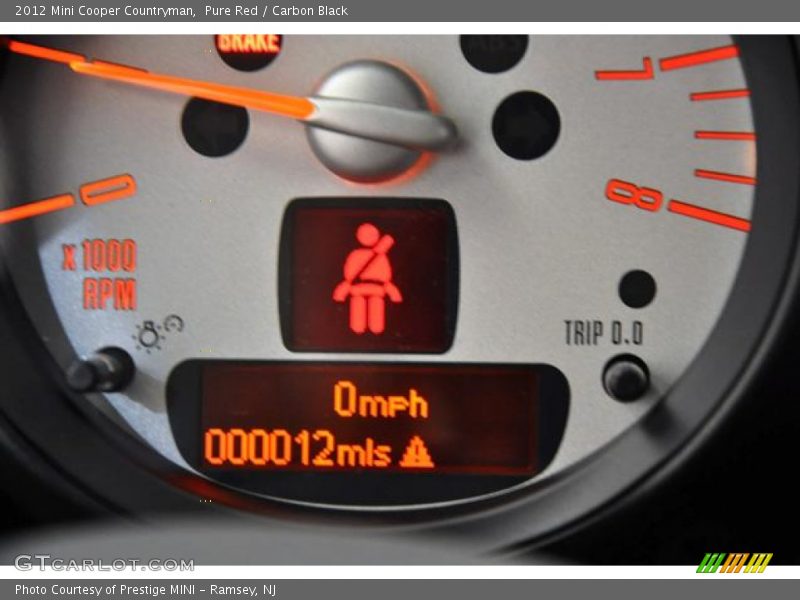 Pure Red / Carbon Black 2012 Mini Cooper Countryman