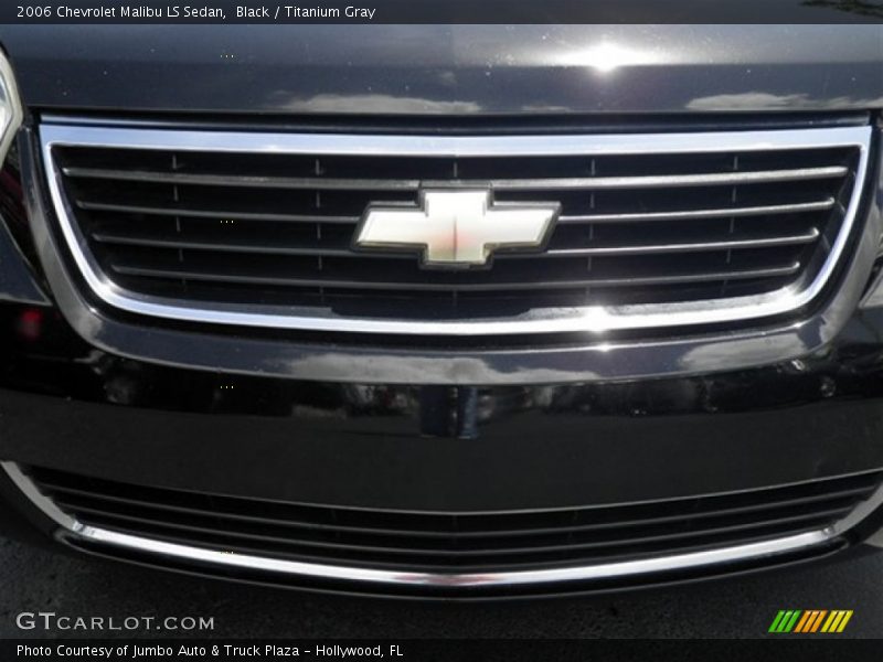Black / Titanium Gray 2006 Chevrolet Malibu LS Sedan