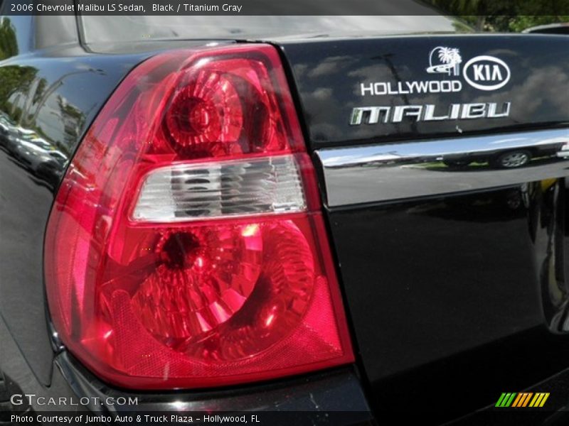 Black / Titanium Gray 2006 Chevrolet Malibu LS Sedan
