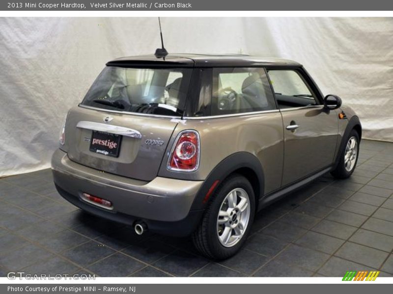 Velvet Silver Metallic / Carbon Black 2013 Mini Cooper Hardtop