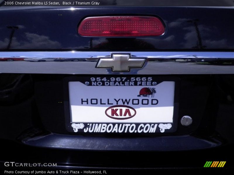 Black / Titanium Gray 2006 Chevrolet Malibu LS Sedan