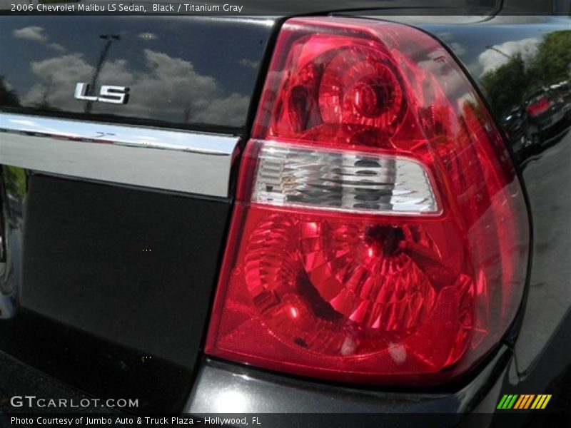Black / Titanium Gray 2006 Chevrolet Malibu LS Sedan