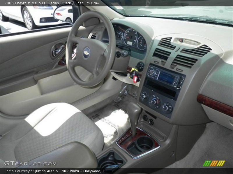Black / Titanium Gray 2006 Chevrolet Malibu LS Sedan