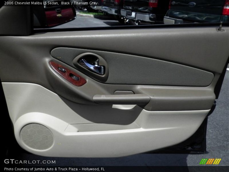 Black / Titanium Gray 2006 Chevrolet Malibu LS Sedan