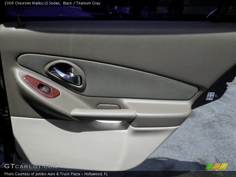 Black / Titanium Gray 2006 Chevrolet Malibu LS Sedan
