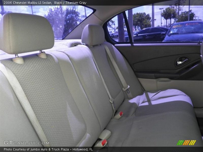 Black / Titanium Gray 2006 Chevrolet Malibu LS Sedan
