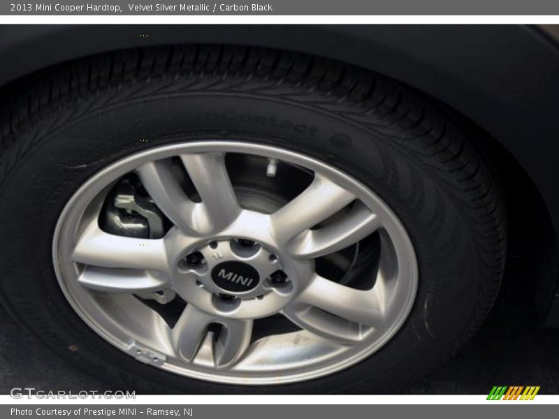 Velvet Silver Metallic / Carbon Black 2013 Mini Cooper Hardtop