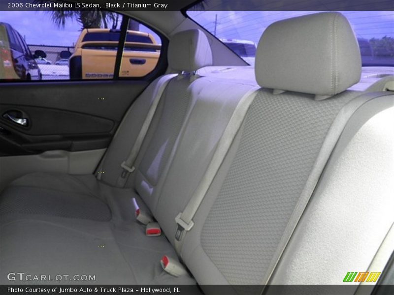 Black / Titanium Gray 2006 Chevrolet Malibu LS Sedan