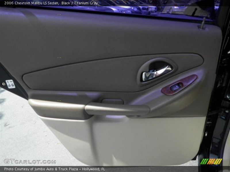 Black / Titanium Gray 2006 Chevrolet Malibu LS Sedan