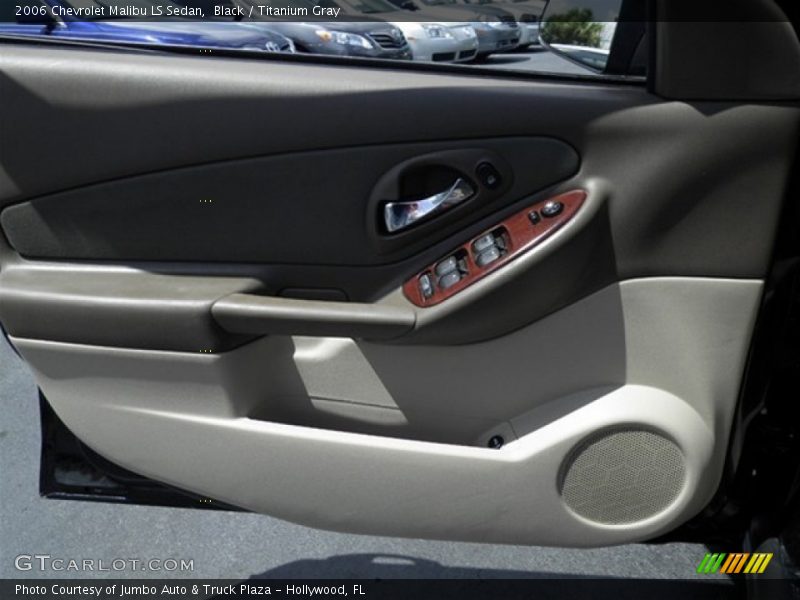 Black / Titanium Gray 2006 Chevrolet Malibu LS Sedan
