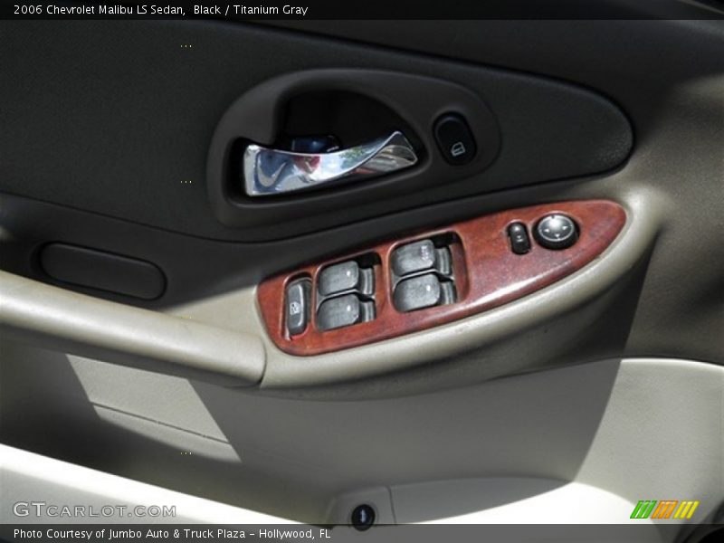 Black / Titanium Gray 2006 Chevrolet Malibu LS Sedan