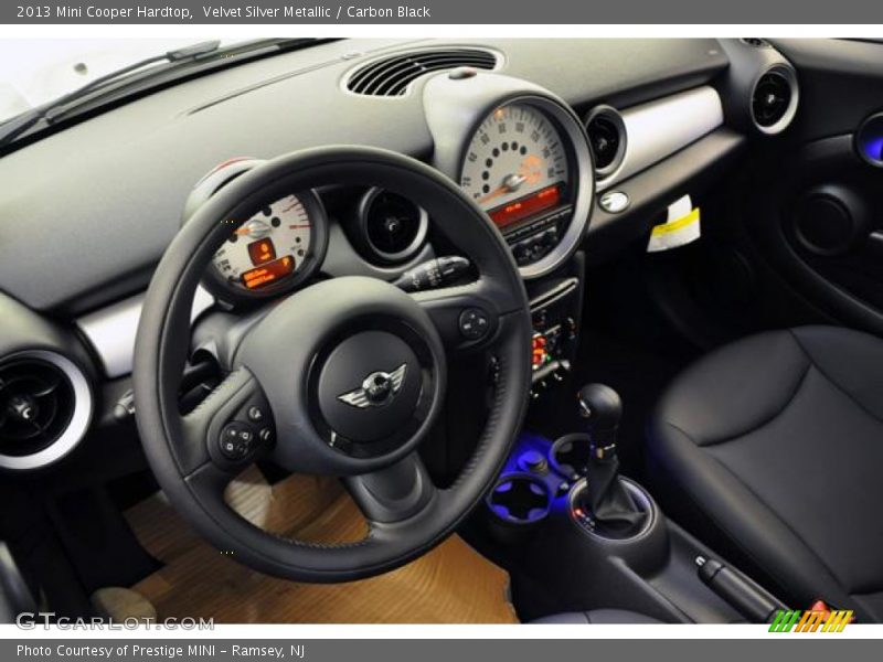 Velvet Silver Metallic / Carbon Black 2013 Mini Cooper Hardtop