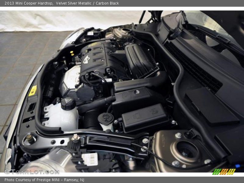 Velvet Silver Metallic / Carbon Black 2013 Mini Cooper Hardtop