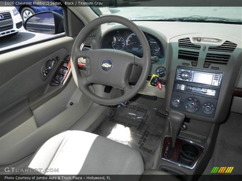 Black / Titanium Gray 2006 Chevrolet Malibu LS Sedan