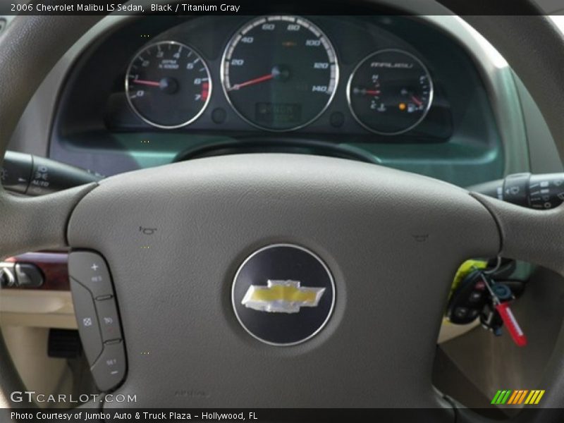 Black / Titanium Gray 2006 Chevrolet Malibu LS Sedan