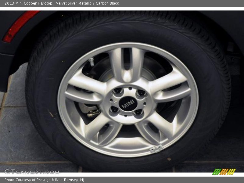 Velvet Silver Metallic / Carbon Black 2013 Mini Cooper Hardtop